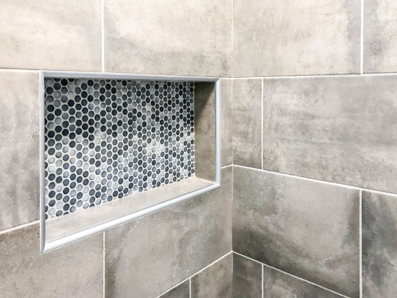 Storage Niche in Shower