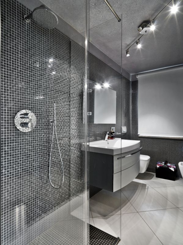 Stylish Shower with Custom Fixtures